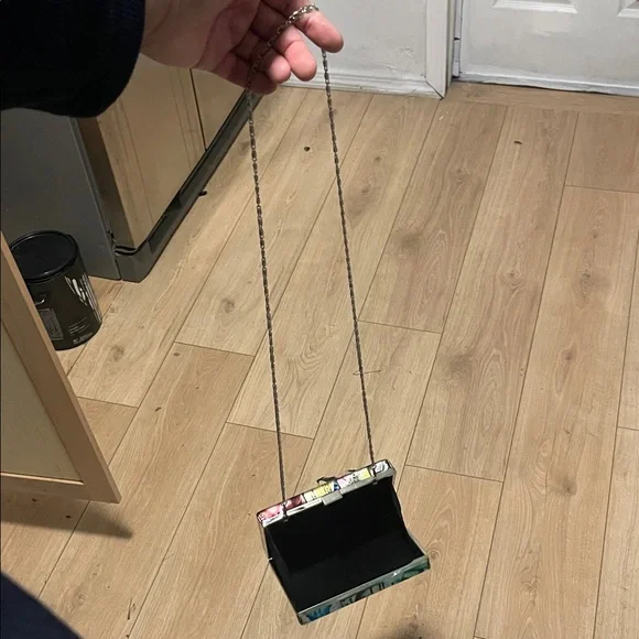 Colorful Y2K Magazine Print Clutch - Picture 4 of 4